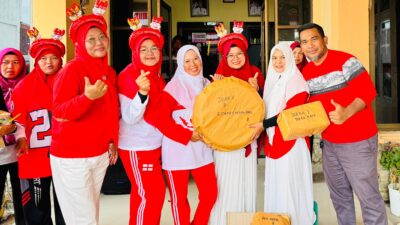Semarak HUT RI Ke – 80, TP – PKK Tanjung Palas Gelar Berbagai Perlombaan dan Permainan