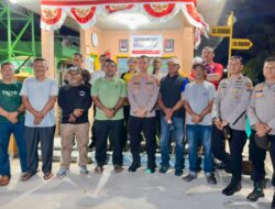 Kapolres Dumai Kunjungi Pos Satkamling Melati Siaga Tanjung Palas