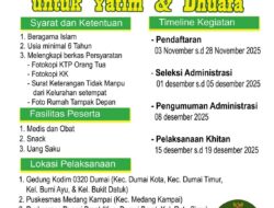 BAZNAS Kota Dumai Gelar Program “Khitan Ceria” untuk Yatim dan Dhuafa