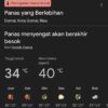 Riau Membara : Suhu Sentuh 36°C, BMKG Ingatkan Bahaya Panas Ekstrem dan Karhutla