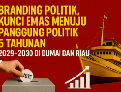Branding Politik, Kunci Emas Menuju Panggung Politik 5 Tahunan 2029 – 2030 di Dumai dan Riau | Ini Kata Pengamat Komunikasi Politik di Dumai dan Riau